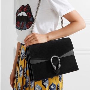 Gucci Dionysus medium suede & leather shoulder bag